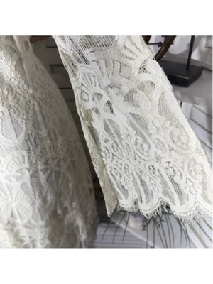 Tacera boho dress cream lace victorian bell sleeves romantic coquette fairy S thumbnail 5