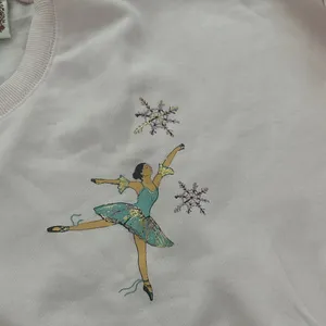 Truself Women's Pink Holiday Graphic Sweater thumbnail 12