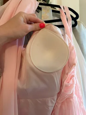 Pink Ruffle Dress Size 4 thumbnail 4