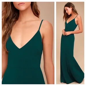 Lulus infinite glory forest green maxi dress thumbnail 3