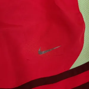 Nike Womens Shorts Dri-Fit Pull On Running & Jogging Activewear Red Yellow Small thumbnail 2