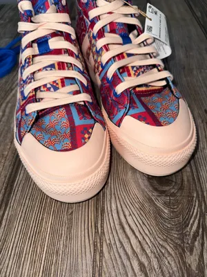 Adidas bravada shoes Multicolor Patterned High-Top Sneakers size 8 NEW colorful thumbnail 3
