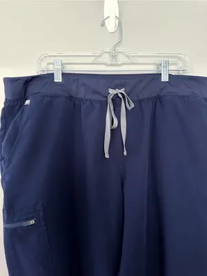FIGS Zamora Casual Jogger Scrub Pants Navy 3XL thumbnail 5