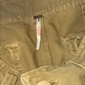 NWOT FREE PEOPLE Cleo Washed Chino Trouser Pants SZ-4 thumbnail 12