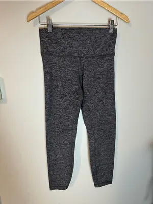 Lululemon Align 25” crop leggings heather black 8 thumbnail 4