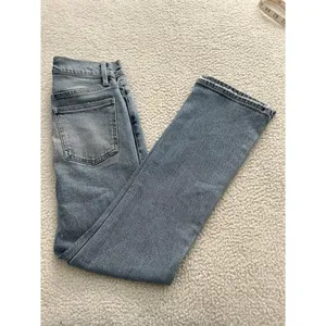 Pistola High Rise Straight Ankle Leg Vintage Denim Exposed Button Fly Size 26 thumbnail 5