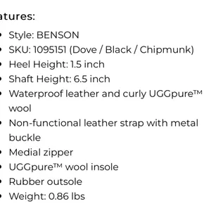 UGG Benson  boots thumbnail 7