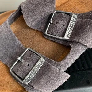 Birkenstock Arizona gray suede sandals size 37 thumbnail 8