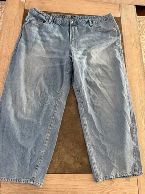 Wild Fable™ Women's Mid-Rise Barrel Jeans - Light Wash plus size 26/32 thumbnail 5