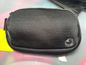 Lululemon Everywhere Belt Bag 1L in the Knit Mesh. NWT Black Sold Out Style thumbnail 1