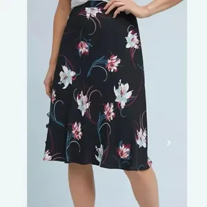 Anthropologie w5 Lillium floral ruffle detail skirt medium thumbnail 13