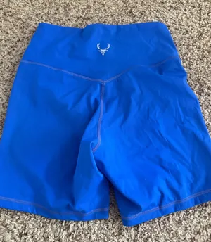 Blue biker shorts thumbnail 1