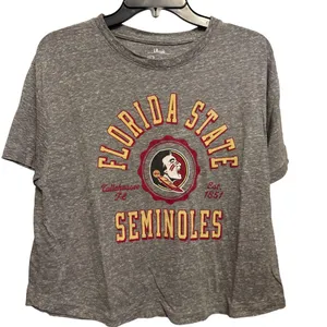 FSU Florida State University Seminoles Pressbox by Royce Apparel Women's Tee, L thumbnail 1