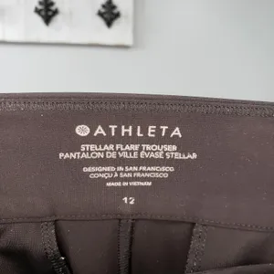 Athleta Stella Flare Trousers Black Size 12 thumbnail 3