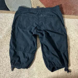 Ex Supplies Y2K Utility Cargo Capri Pants Womens 8 Black Gorpcore Cotton thumbnail 8