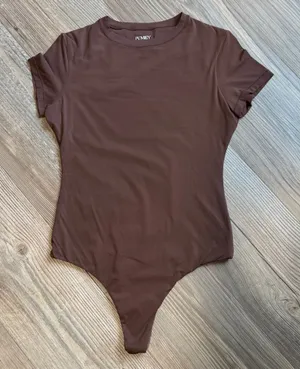Women’s Brown Pumiey Bodysuit thumbnail 1