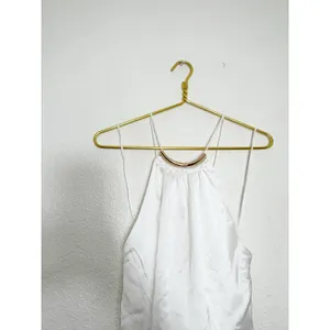 NWT Zara White Satin Halter Asymmetrical Hem Top Medium Tie Back Quiet Luxury thumbnail 5