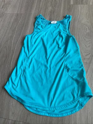 Danskin Now Teal Performance Tank Top thumbnail 1