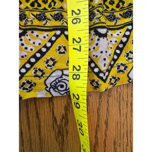 Free‎ People Mixed Print Babydoll Tunic Top Black Yellow Boho OB938693 Womens XS thumbnail 3