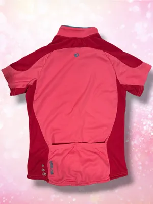 Pearl Izumi Pink Short Sleeve Cycling Jersey Top Size Small Biking Athletic thumbnail 5