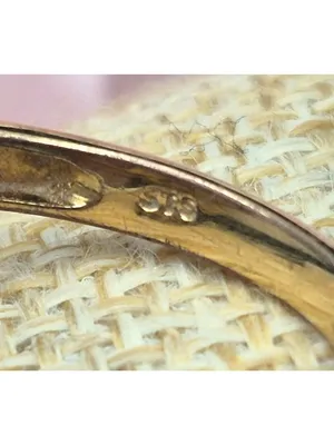 Karis STS Gold Tone Cocktail Ring Pink Center Large Size 11.5 Fairy Core Boho thumbnail 8