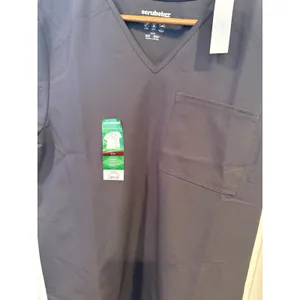 Scrubstar‎ Black Scrub Top Size Small thumbnail 3