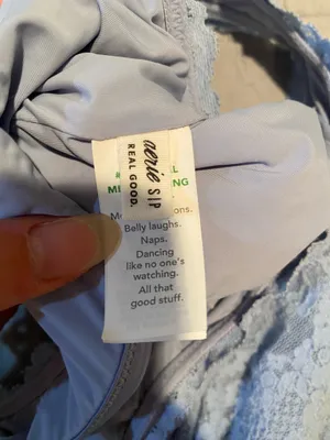 Blue aerie lace bodysuit thumbnail 2