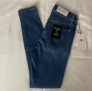 7 For All Mankind Silm illusion Luxe High Waist Ankle Skinny Jeans Sz 25 thumbnail 1