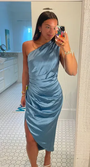Elliatt Cassini Dress in Blue thumbnail 7