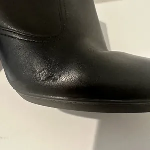COACH Aliza Black Leather Ankle Boot Booties Size 8 thumbnail 7