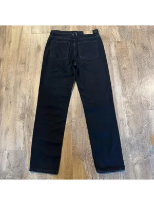Free People Black A New Day Mid Rise Straight Leg Jeans 26 thumbnail 7