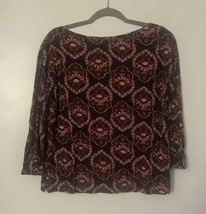 Loft Patterned top thumbnail 1