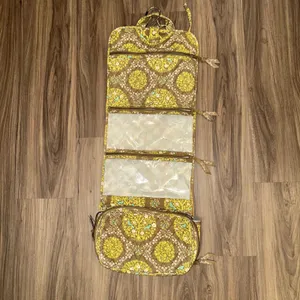 Vera Bradley Sittin In A Tree Hanging Cosmetic Makeup organizer foldable Storage thumbnail 12