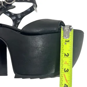 Dolls Kill LAMODA BLACK “WORK THAT” PLATFORM HEELS thumbnail 10