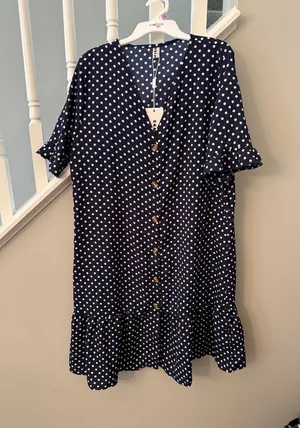 polka dot dress thumbnail 1