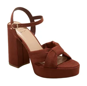 NWT A New Day Womens Riah Platform Heels 88075197 Brown 11M thumbnail 1