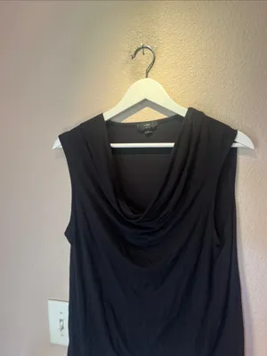 J. Crew Women’s 365 Black Sleeveless Slouchy Top Size Small thumbnail 3