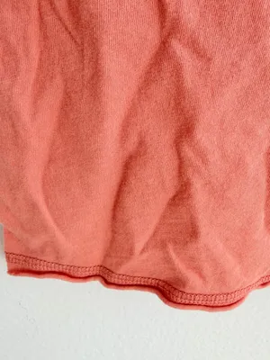 Brandy melville coral off the shoulder scoop tee thumbnail 5