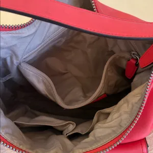 Coach Red Coral Shoulder handbag shoulder purse thumbnail 4