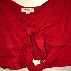 Cotton Candy LA Red Double Tie Top thumbnail 2