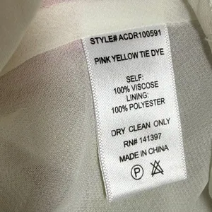 ASTR the Label Pink Yellow Tie Dye Viscose Maxi Slip Dress ACDR100591 Womens M thumbnail 6