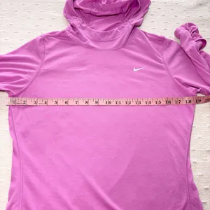 Nike Dri-Fit Fuchsia Pink‎ Hooded Long Sleeve Running Top Size M thumbnail 6