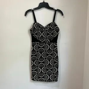 Free‎ People Lower East Side Black Lace Mini Dress Romantic Boho Sz S thumbnail 3