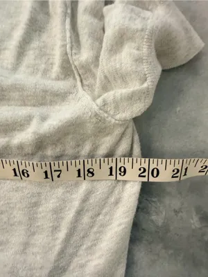 Banana Republic Size XL Light Gray 100% Cotton Short Sleeve Button Cardigan thumbnail 10