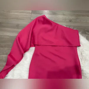 🆕 Elegant Pink Women's Dress Size L thumbnail 3