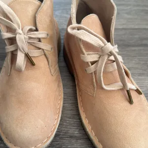 Clarks Tan Ankle Boots 7 Lace Up leather booties thumbnail 5