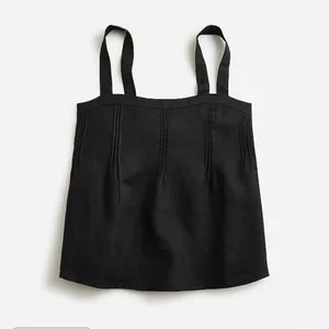 J.Crew Bow-Back linen top‎ thumbnail 3