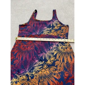 Columbia Freezer III Dress Womens SizeM PFG Tropical Floral Tank Sundress Empire thumbnail 10
