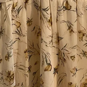 Angel Biba Floral Sleeveless chiffon Mini Dress Cream Yellow Boho Western thumbnail 10