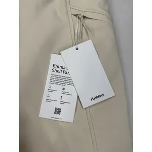 Halfdays Women's Emma Softshell Pant Oatmilk Large NWT *read $285 MSRP thumbnail 4